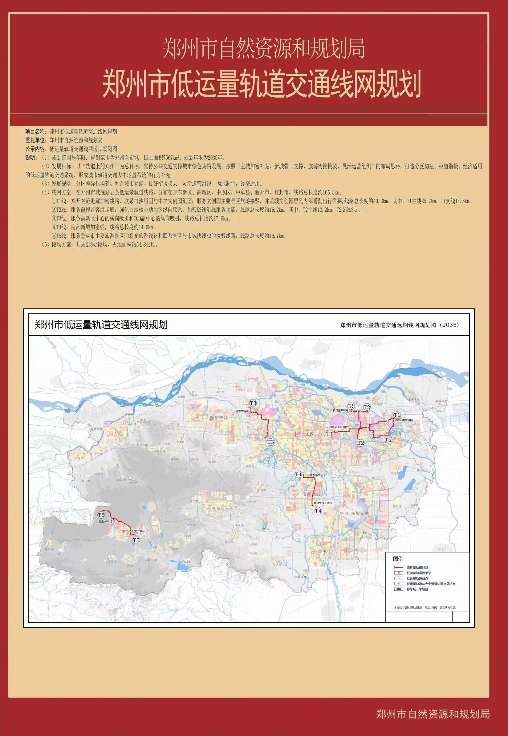 郑州市低运量轨道交通线网规划