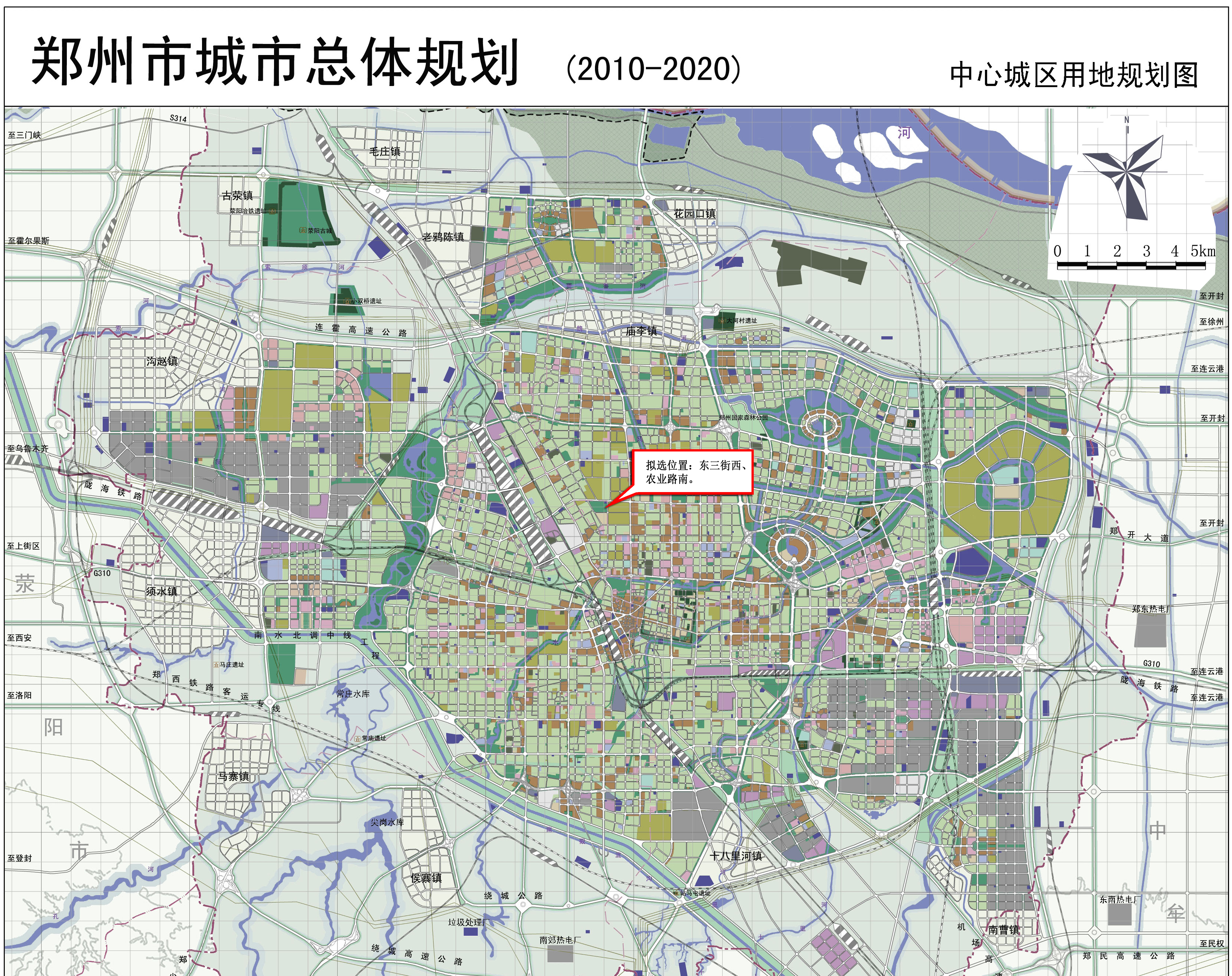河南郑州金水区地图图片